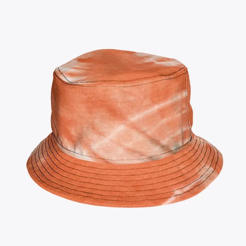 Apricot Swirl Bucket Hat