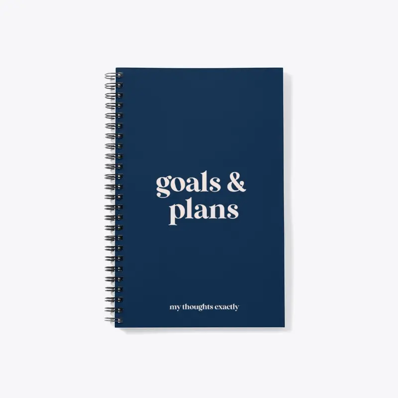 Achieve It Goals Notebook