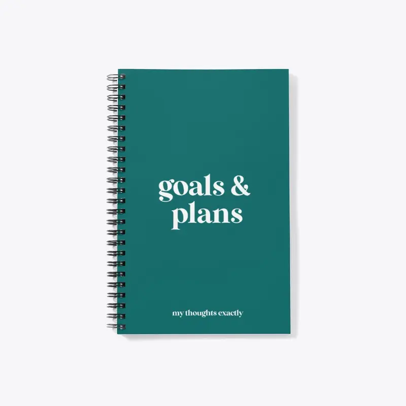 Dreamworthy Goals Notebook