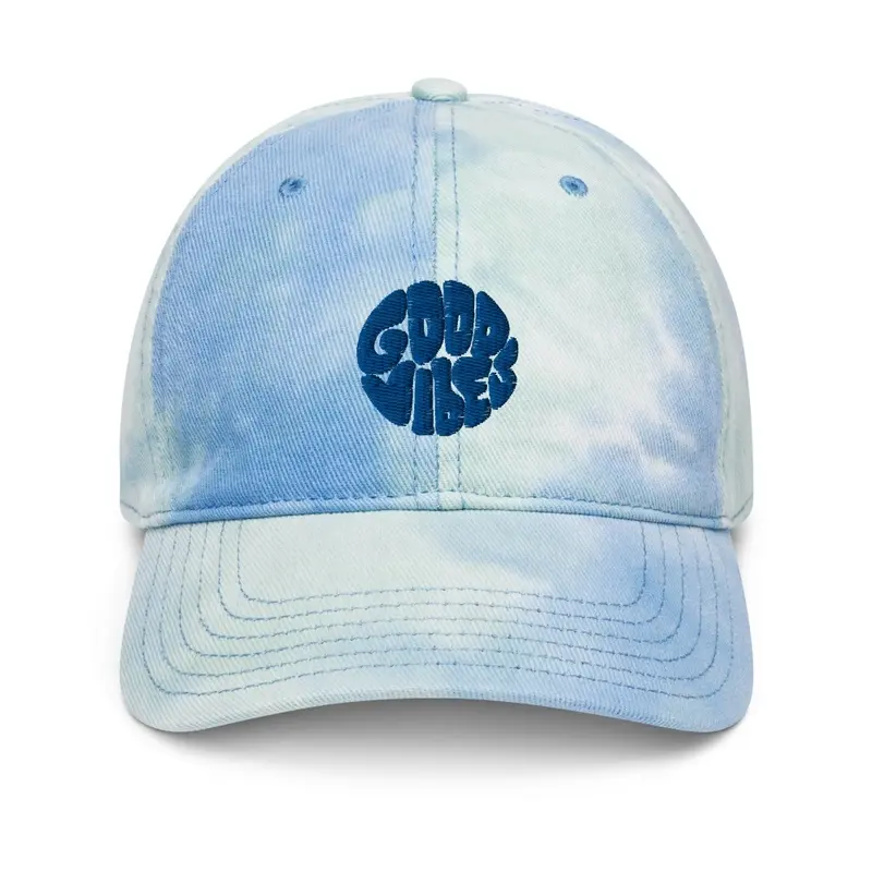 Good Vibes Tie-Dye Cap