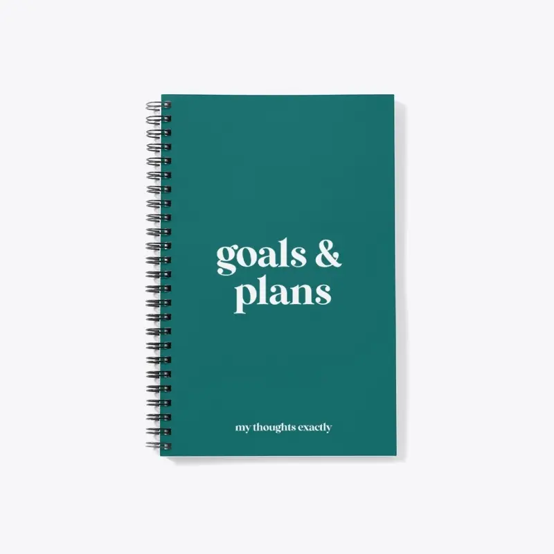 Dreamworthy Goals Notebook